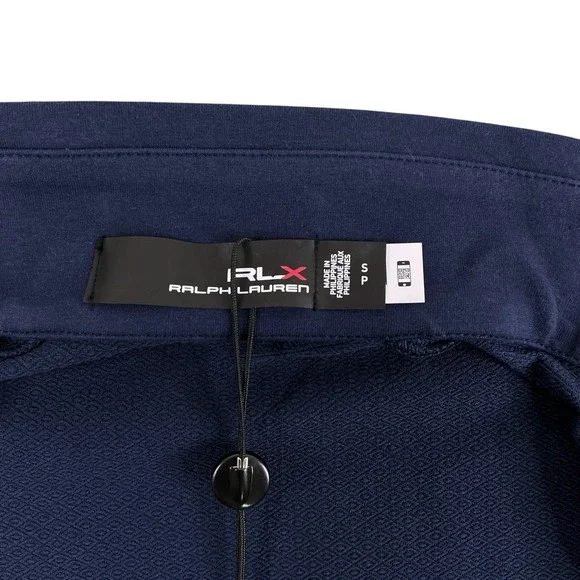 RLX Ralph Lauren Vest Mens Small Blue Full Zip Golf Performance Sleeveless NWT - Picture 6 of 15